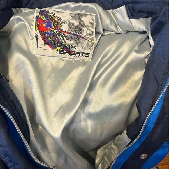 Phenix Sports Vintage Winter Ski Vest Men’s Sz XS // Women’s Small Blue - Picture 13 of 14